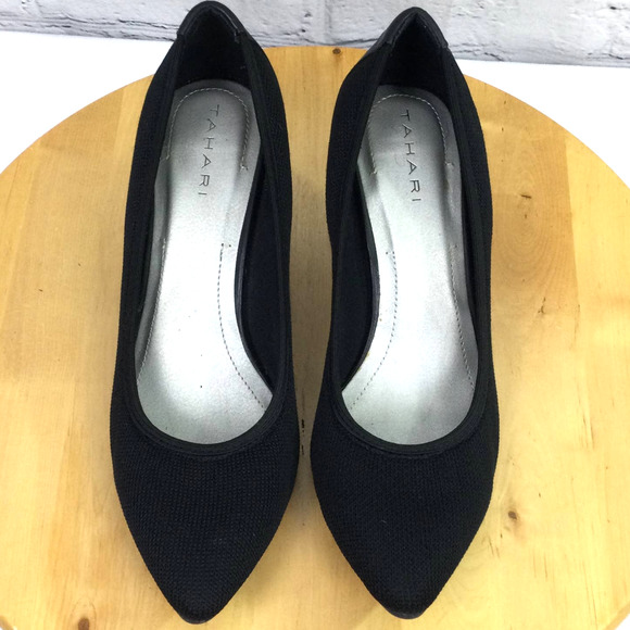 Tahari Tacey Women’s Textured Fabric Pointed Toe Heel Shoe Size 8M - Picture 3 of 14
